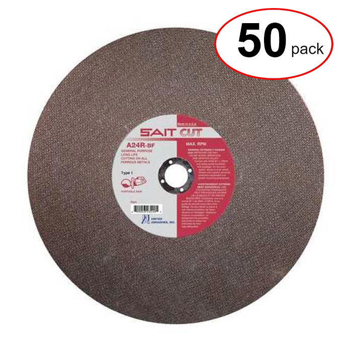 Sait 23455 – 14″X 1/8″X 20Mm A24R Metal – (50Pack)