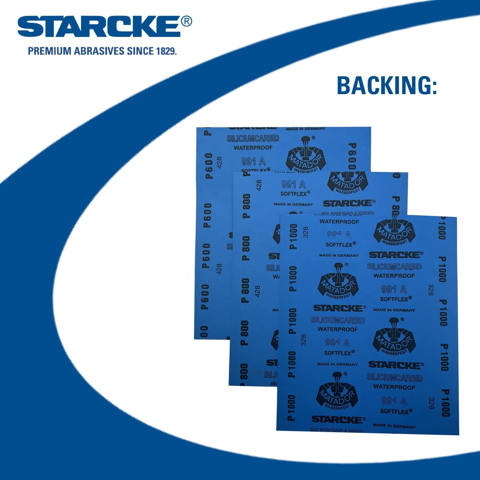 25ct 600 800 1000 Grit Waterproof Silicon Carbide Sandpaper Sheets 9×11″
