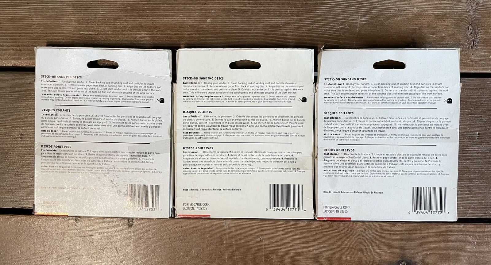 Porter Cable 5″ LOT Stick-On, See Description & Pics For Whats Listed. Qty 30