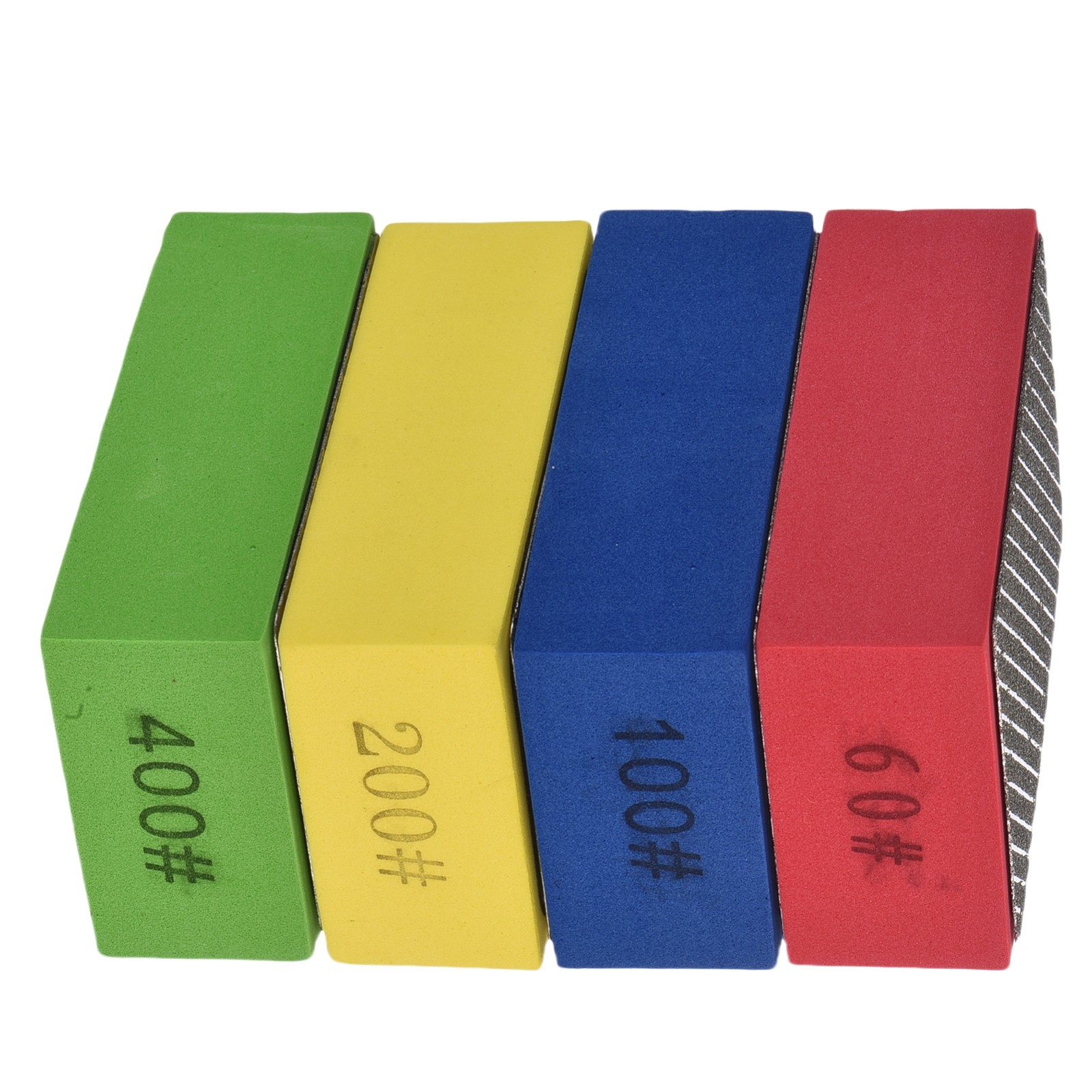 Diamond Hand Polishing Pads, Hand-Held Sanding Block for Stone Glass Metal Wood
