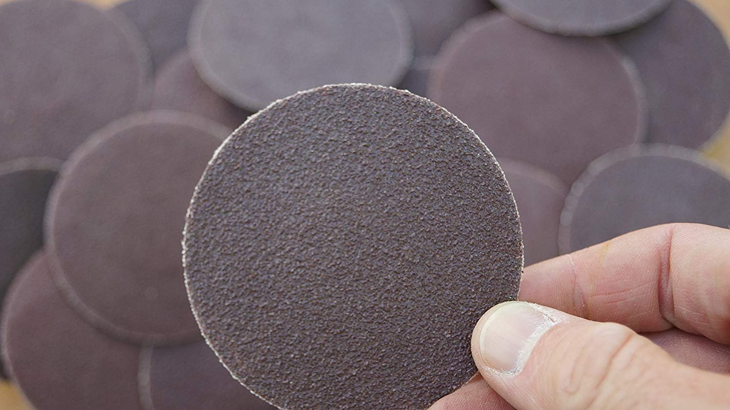 (25pc) Rogue River Tools 3″ Quick-Change Sanding Discs (Type – R) (180 Grit)