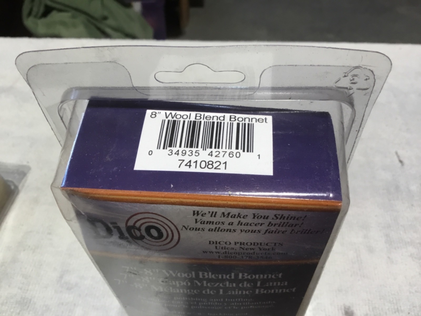 DICO #7410821 8″ WOOL BLEND TIE ON BONNET LOT OF 2 BRAND NEW IN PACKAGES