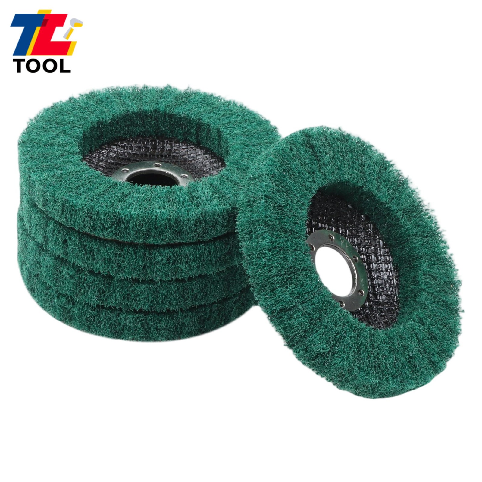 4-1/2″ x 7/8″ 180 & 320 Grit Scour Flap Discs for Angle Grinder Pack of 10