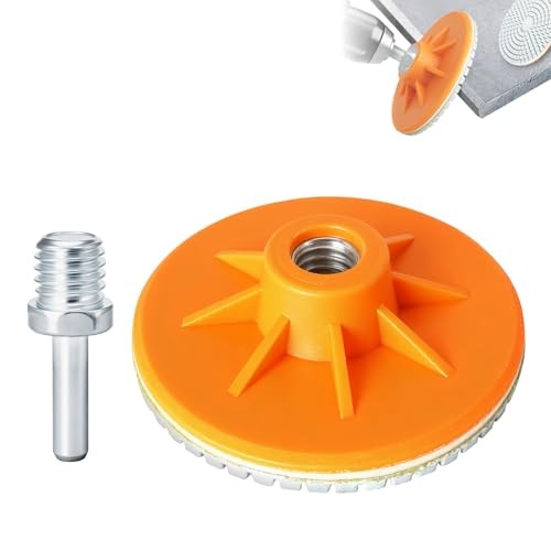 PCS 4 Inch Diamond Polishing Disc with 5/8”-UNC Monoblock Design, Wet/Dry 1