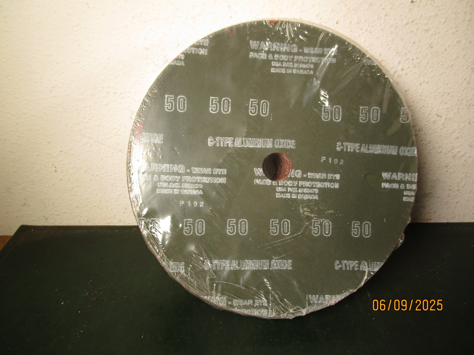 Mirka 25pc 9″ x 7/8″ 50 Grit Grinding Sanding Disc Alum Oxide