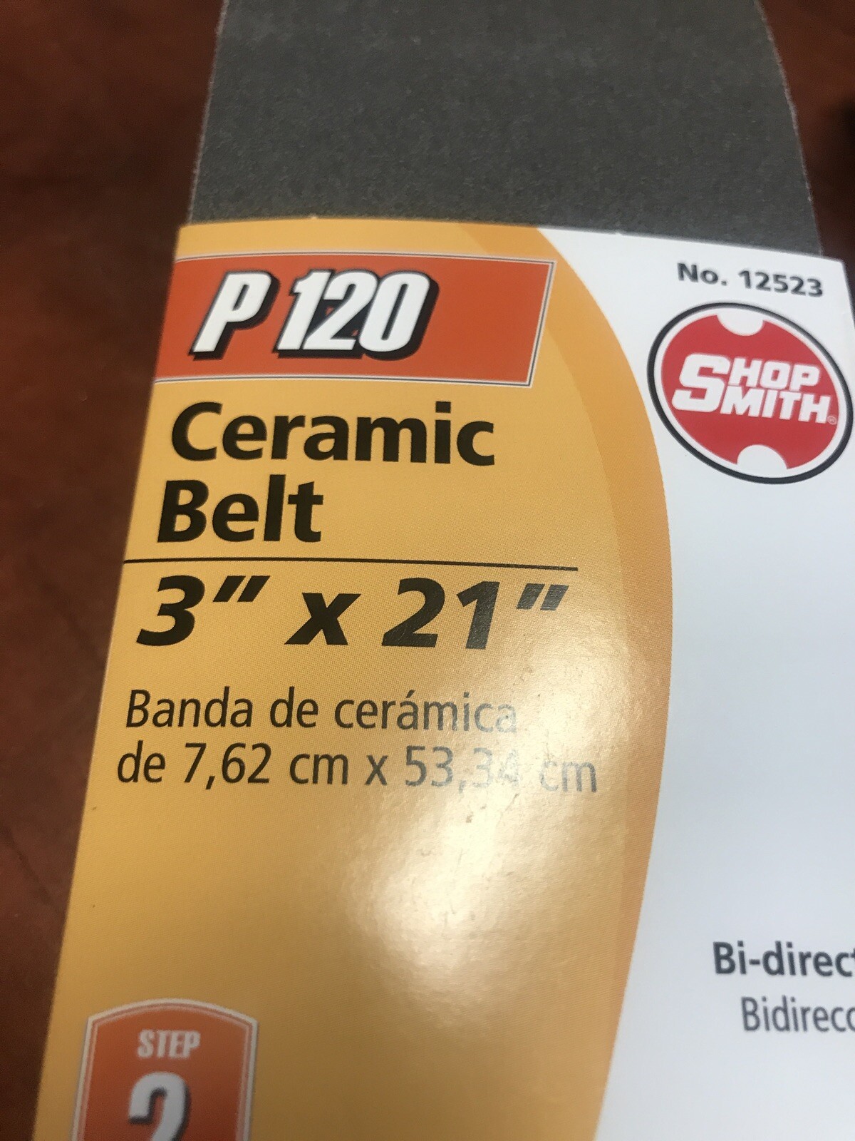 2x Shopsmith 3-in W x 21-in L 120-Grit Commercial Sanding Belt Sandpaper 12523