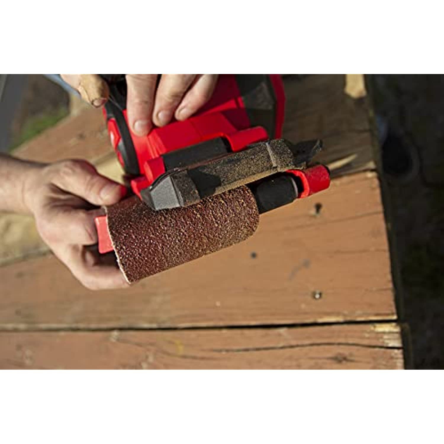 Ali Industries Gator 3″ x 18″ Red Resin Aluminum Oxide Sanding Belts, 50 Grit, 5