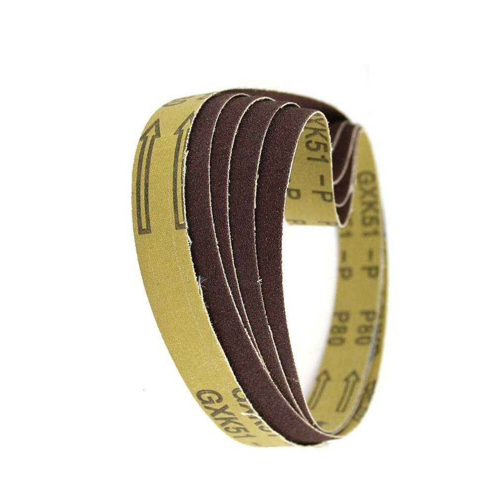 10Pcs 520*20mm/330x10mm/457*13mm P60-P320 Abrasive Belt Sanding For Machine Tool