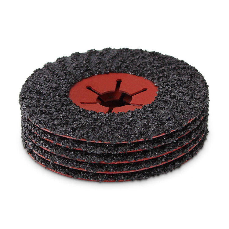 5 Pack – 4.5″ x 7/8″ Silicon Carbide Semi-Flex Sanding Discs for Angle Grinders