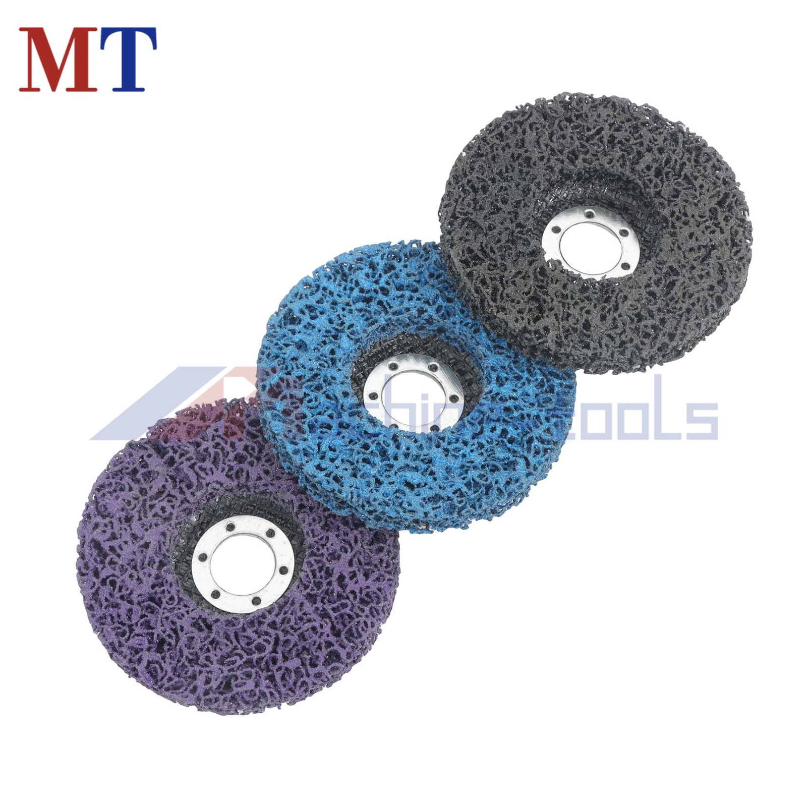 12Pcs 4.5″x7/8″ Strip Discs Wheel Paint Rust Removal Clean For Angle Grinder