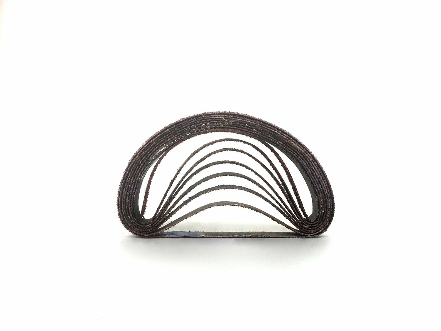 3/8 Inch X 13 Inch Aluminum Oxide Cloth Sanding Air File Belts (30 Pack)