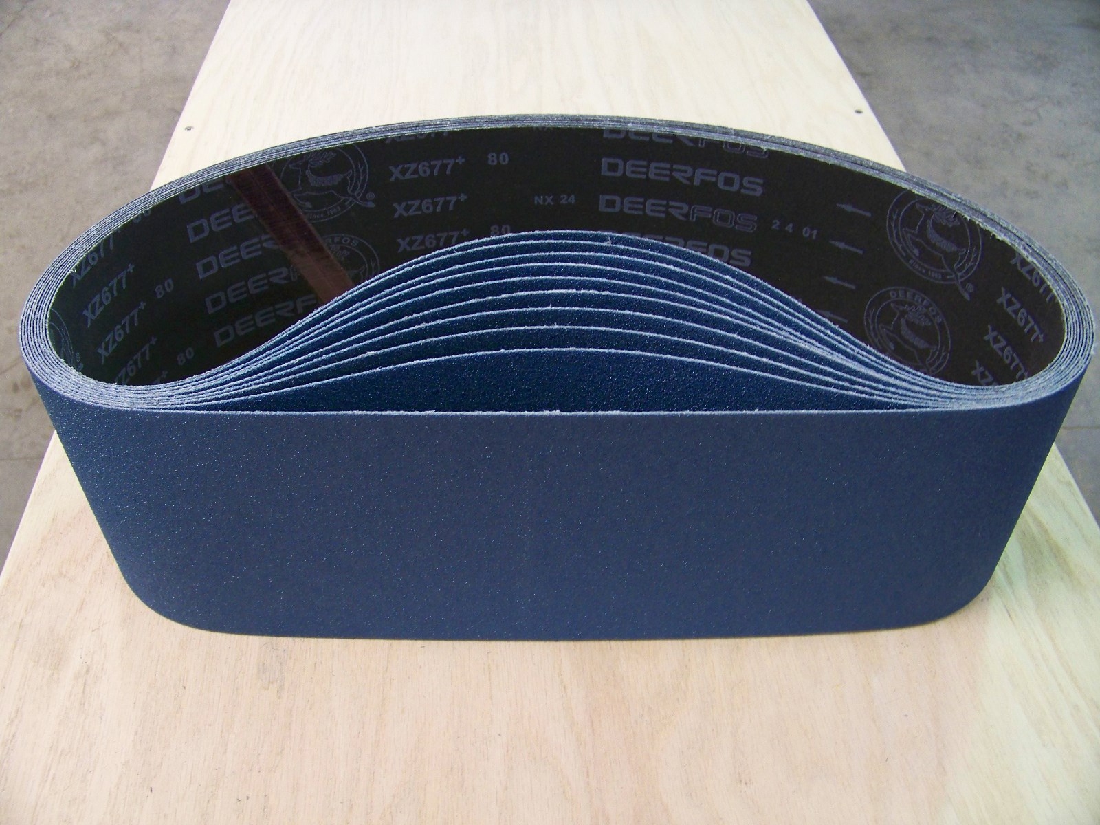 PREMIUM ZIRCONIA, X-WEIGHT SANDING BELTS 6″ X 80″, 5 – PACK, 60-GRIT