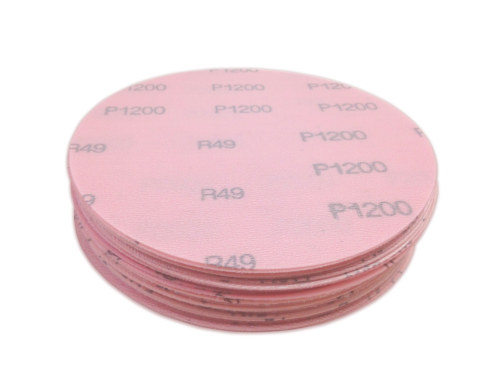 6″ 50 Pack 1200 Grit Waterproof Hook and Loop Film Sanding Discs – Wet Sand Auto