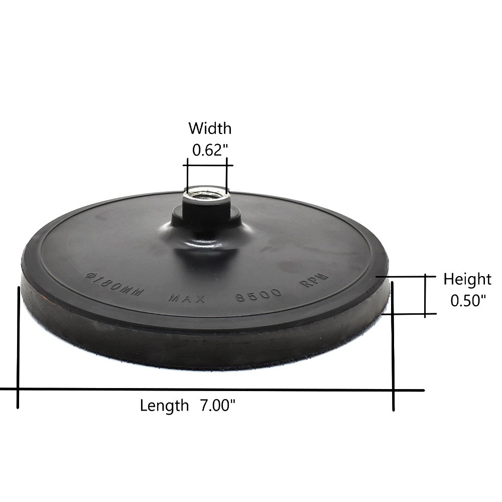 7″ Backing Pad for Polishing – 5/8″- 11 UNC – RSP50