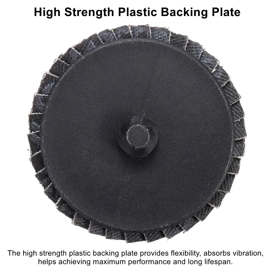 3″ Zirconia Flap Sanding Grinding Wheel Die Grinder RollLock Disc 40 Grit Coarse