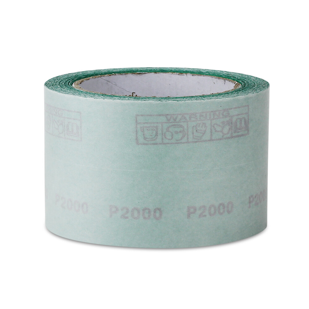 BHA 2-3/4″ x 20 Yard Green Film PSA StickyBack Longboard Sandpaper Roll, Wet/Dry