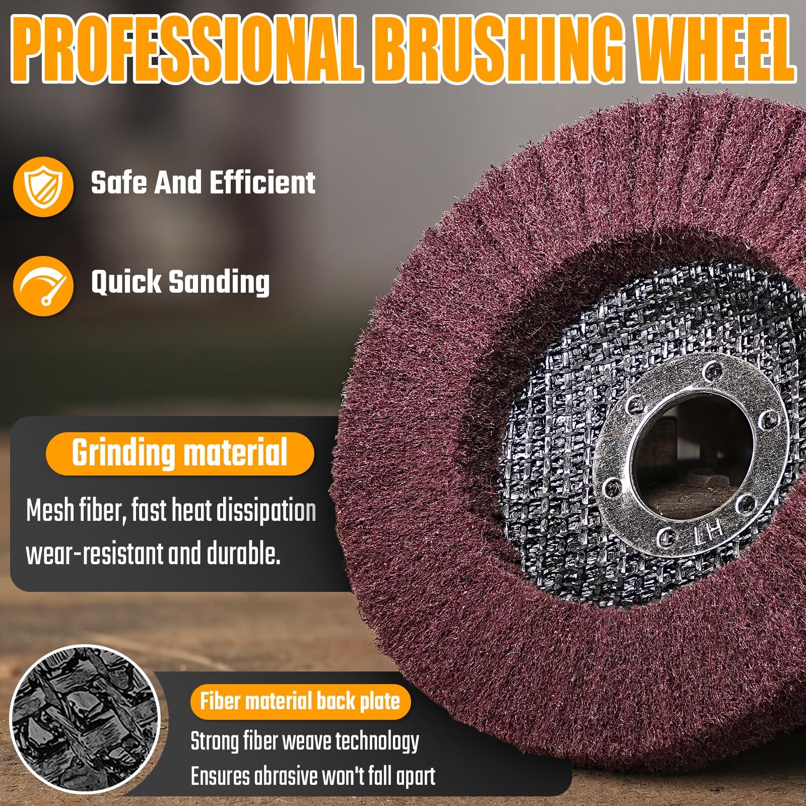 10Pcs 180 & 320 Grit Scour Flap Disc 4 1/2 Inch Angle Grinder Attachment for …
