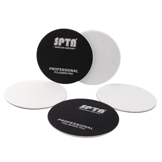 5 Pcs 6”(150mm) Car Glass Polishing Discs Microfiber Polishing 6 Inch(150mm)