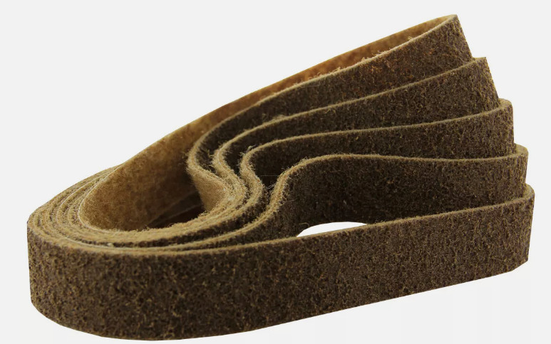 Nylon Coarse Medium Fine Abrasive Sanding Belts 3/8″ X 13″ 25 Pack | Non Woven
