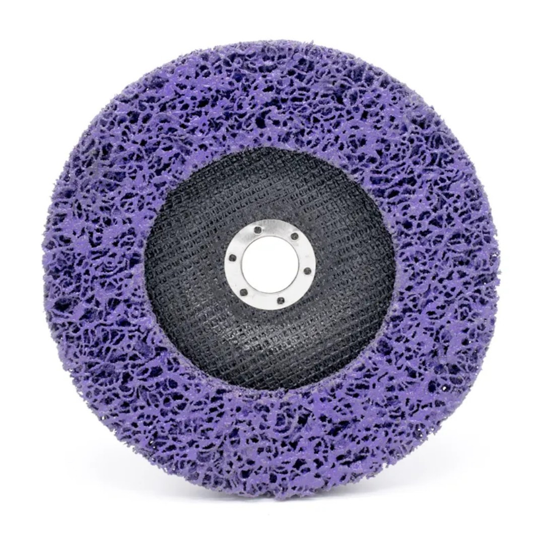 10PC 4-1/2″ x 7/8″ Polycarbide Abrasive Strip Disc Wheel Paint Rust Removal