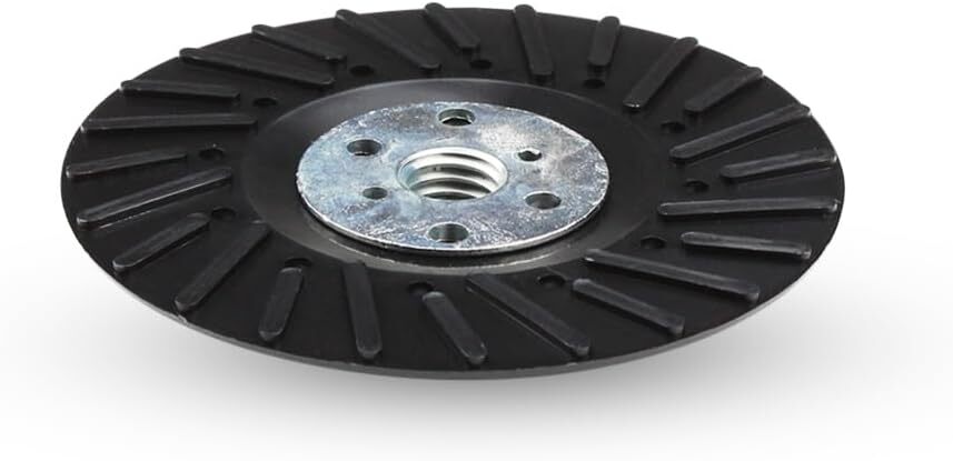 SATC 2PACK Angle Grinder Ribbed Backing Pad for Resin Fiber Disc, 4.5″ x 5/8″-11