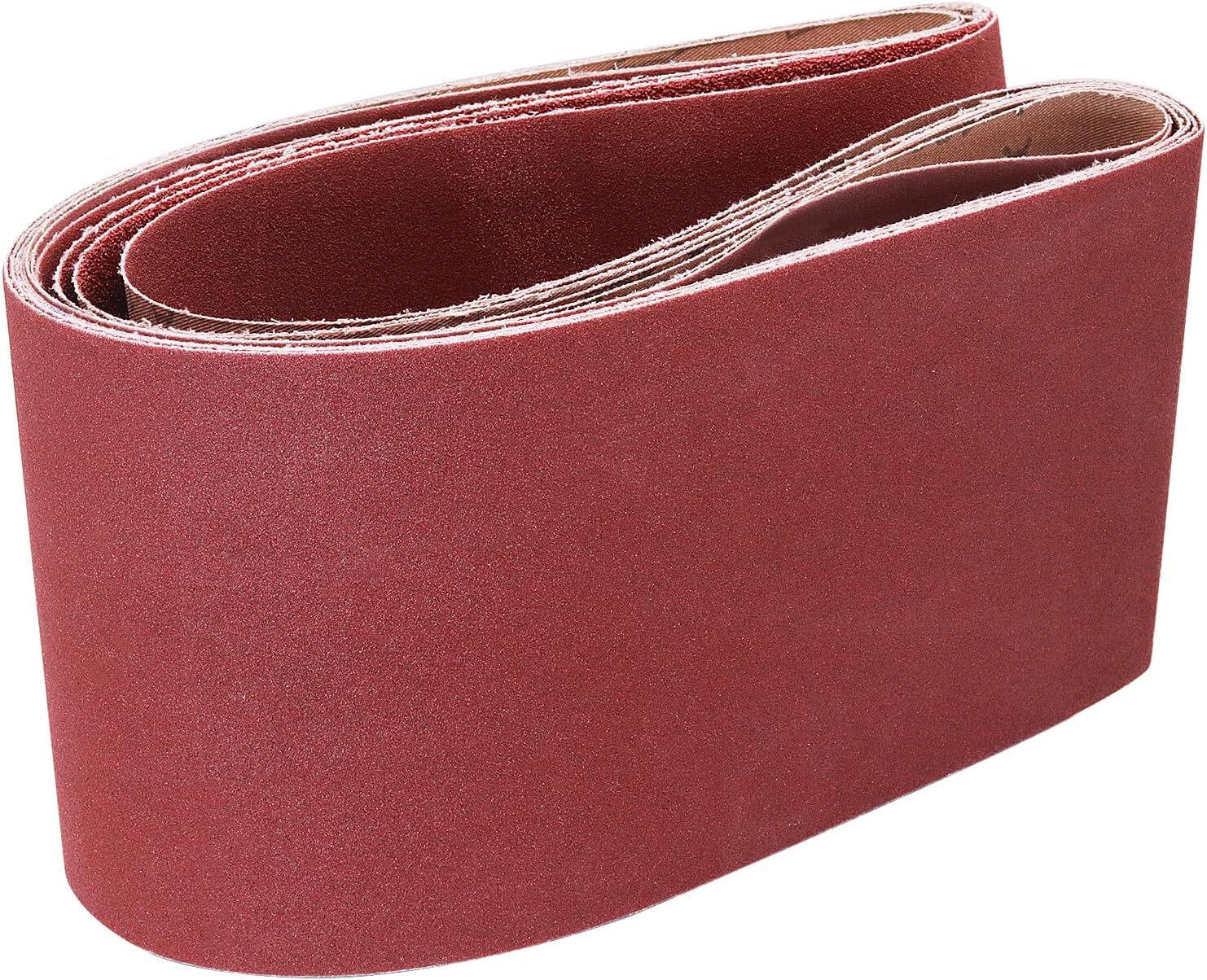 3PACK 6x48inch 150 Grit Aluminum Oxide Sanding Belts 150x1219mm for Metal & Wood