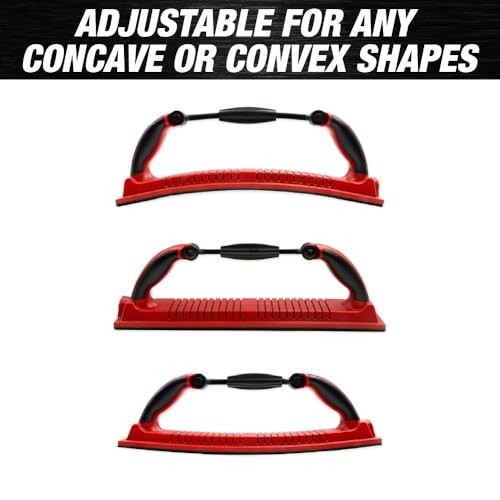 Adjustable Radius Longboard Sanding File Block – Hook & Loop, PSA, Auto Body & W