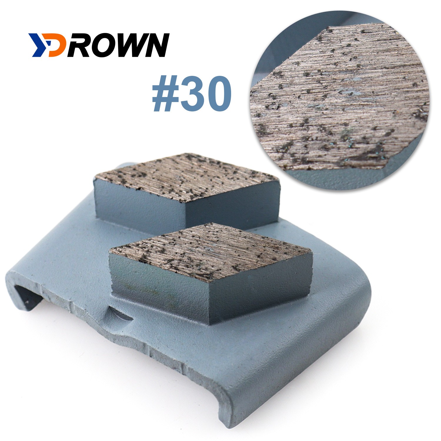 Trapezoid Metal Bonded Segments Diamond Grinding Pads for Concrete Floor Machine