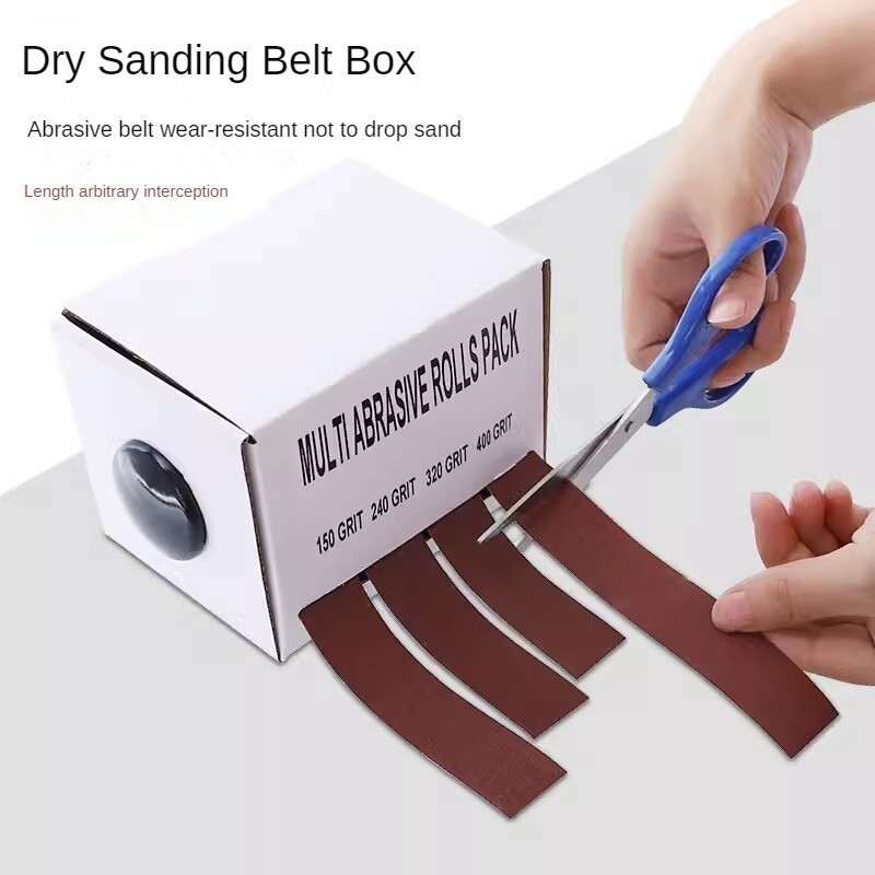 4/5 Axis Sanding Belt Roll Boxed Sandpaper for Wood Metal Furniture Polishing
