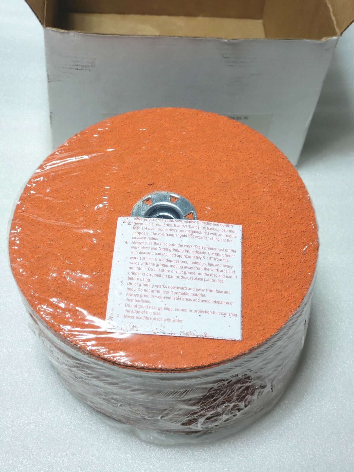 25Pcs Norton 7″ X 5/8-11 Blaze F980 Speed Change Fiber Disc 36 Grit 66261029863