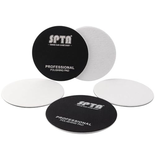 5 Pcs 6”(150mm) Car Glass Polishing Discs Microfiber Polishing 6 Inch(150mm)