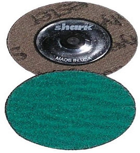Shark 12614 2-Inch Grit-50 Green Zirconia Mini Grinding Discs, 25-Pack