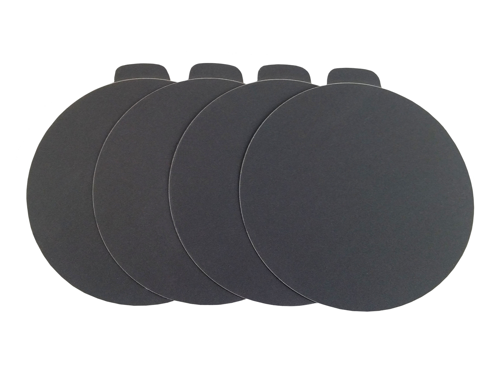 5″ Black Waterproof Adhesive PSA Tab Sanding Discs (100 Pack, 220 Grit)