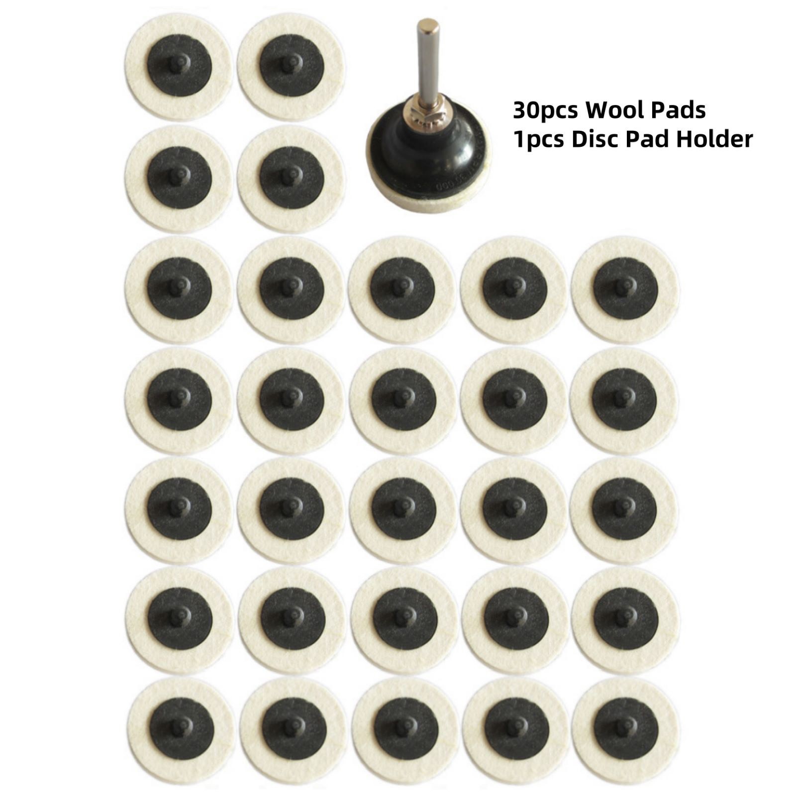 Fit a maximum speed of 30,000 RPM Polishing Buffing Pads 2 Inch Disc Pad Holder