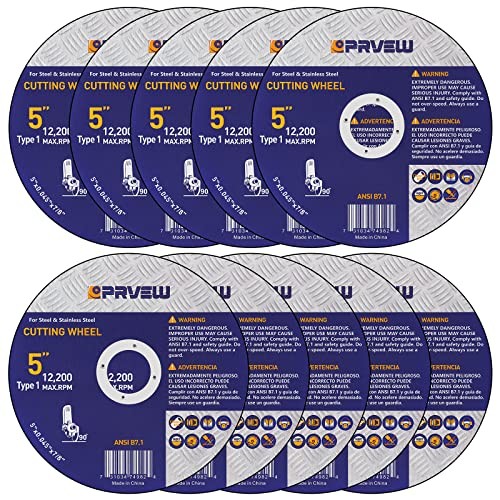 5 Inch Cut Off Wheels,10-Pack 5″x0.045″x7/8″ Quality 5″x0.045″x7/8″(10-PK)