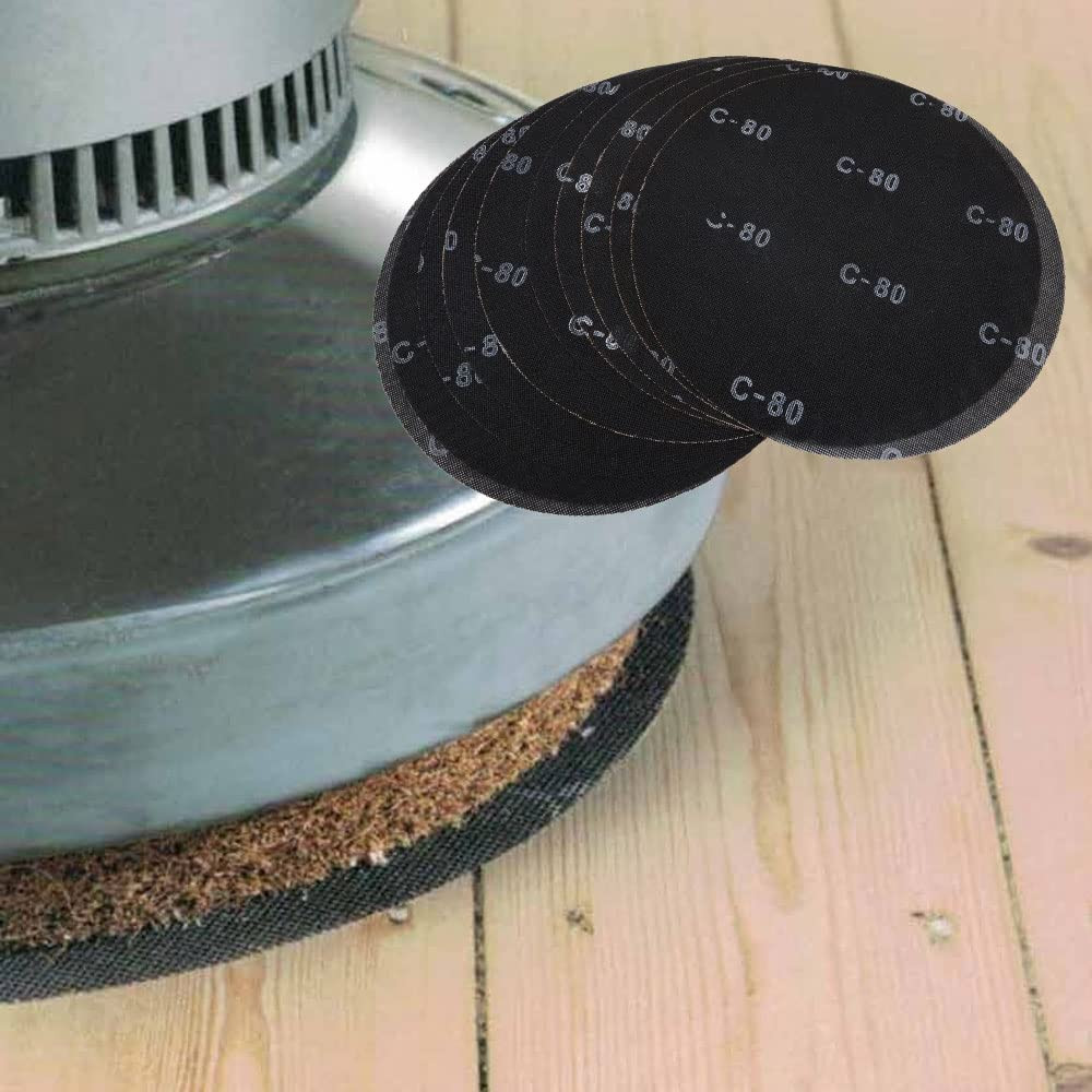 17″ Sanding Screen Discs – Mesh Floor Sanding Screen – Black Silicon Carbide – f