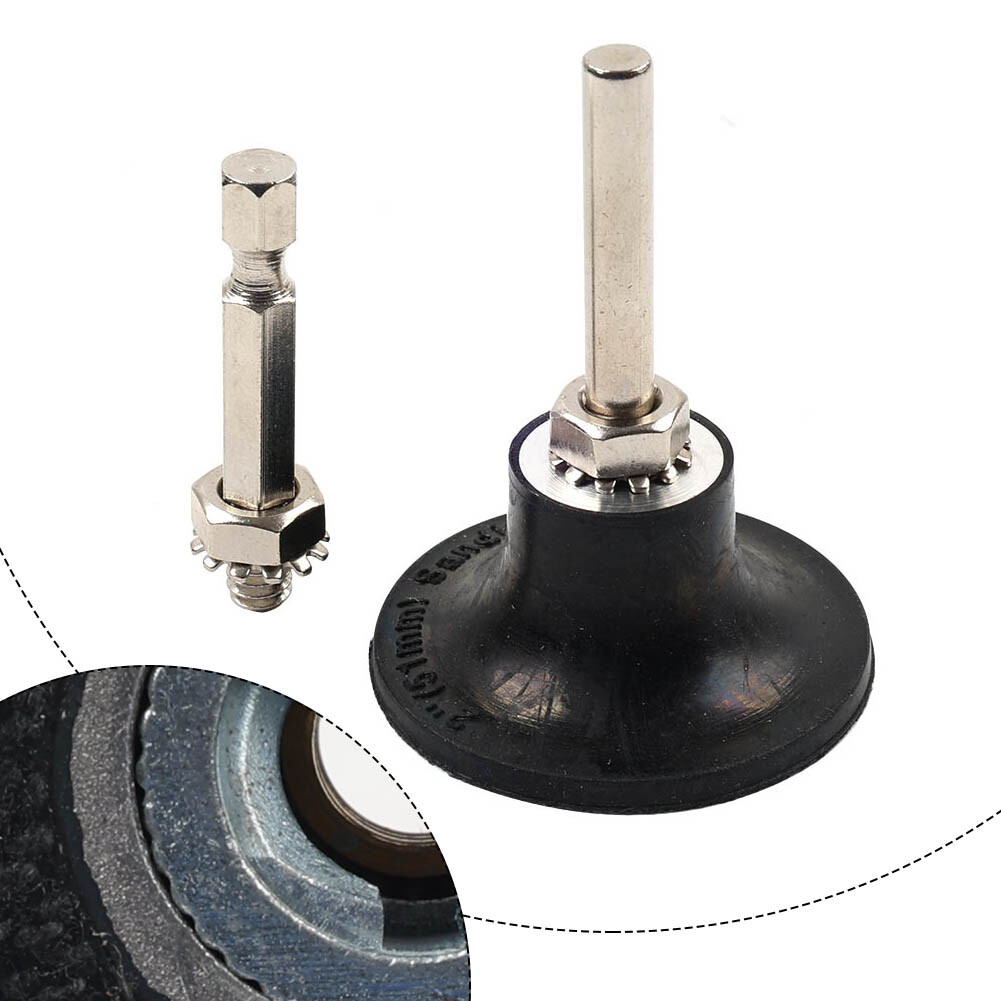 1″ 2″ 3″ Sanding Disc R Type Roll Lock Rotary Pad Holder 1/4″ Shank Die Grinder