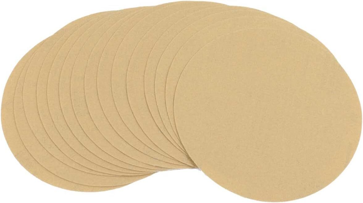 10 PCS 9 Inch / 230MM 60 Grit Wet and Dry Sanding Disc No Hole Orbital Sandpaper