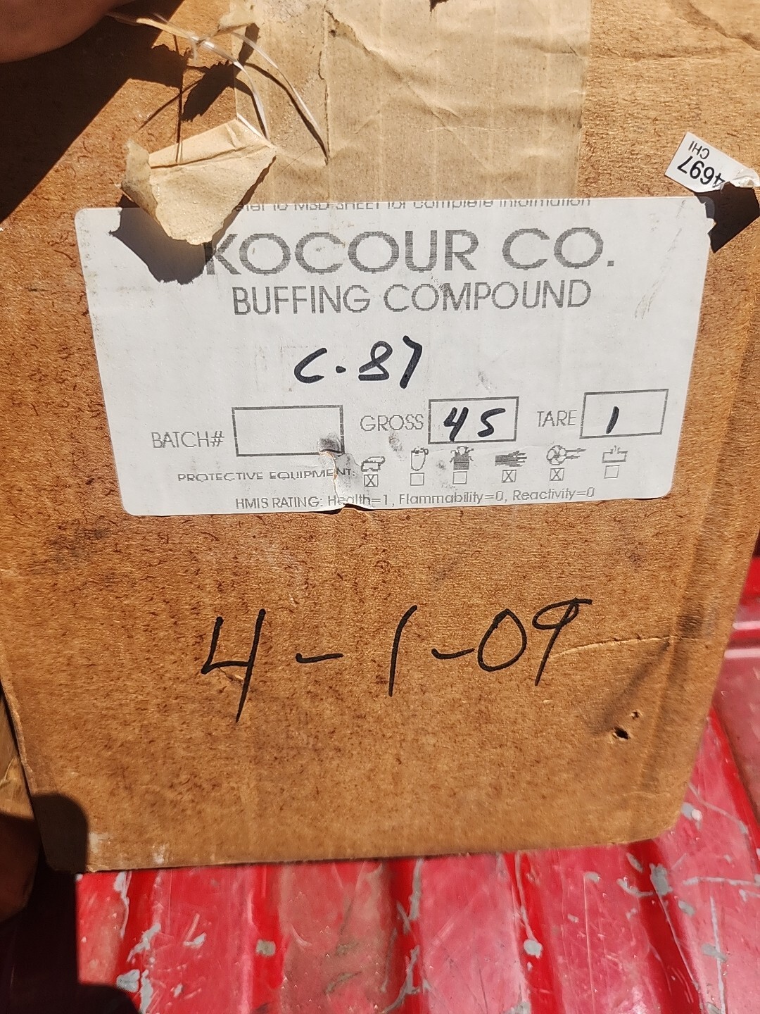 I STICK KOCOUR 2# BUFFING POLISHING COMPOUND C-87 SEE PHOTO DESCRIPTION HAVE MOR