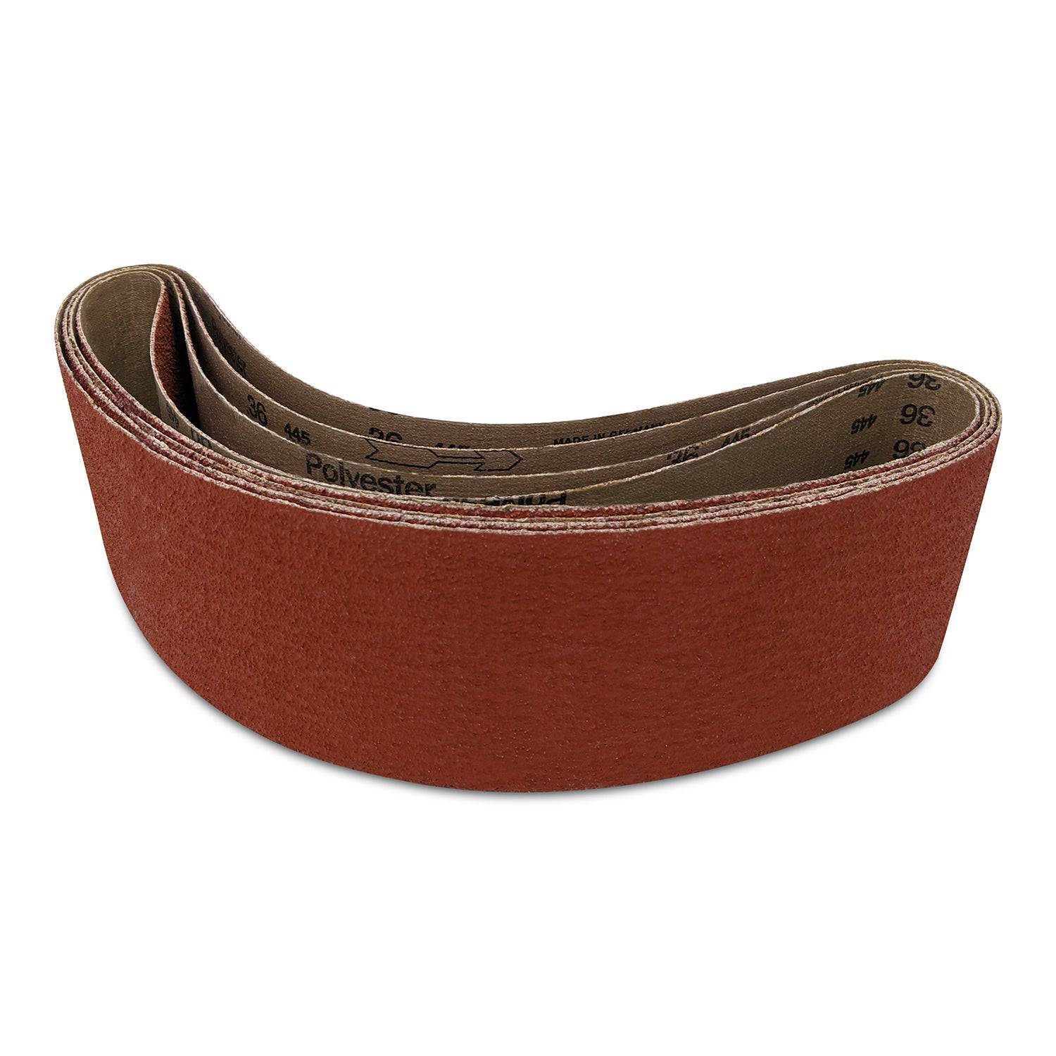 3 X 90 Inch EdgeCore Ceramic Sanding Belts, 4 Pack