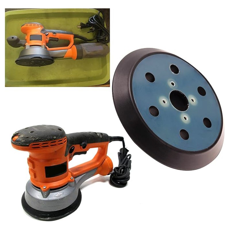 6″ 6-Hole Hook&Loop Orbit Sander Pad for Ridgid R2611 301239001 Backing Pad