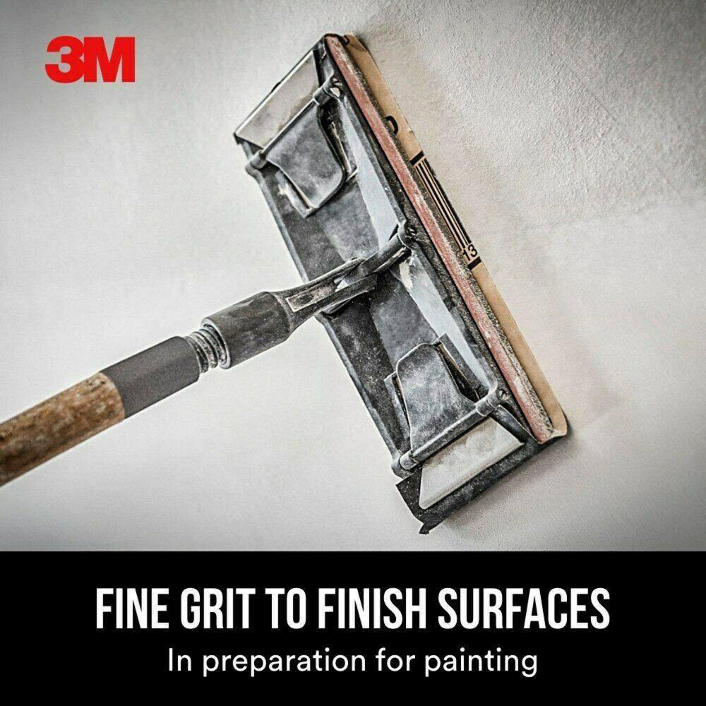 Drywall Sanding Sheets 4 3/16 In. X 11 1/4 In. 120 Grit Fine (25-Pack)