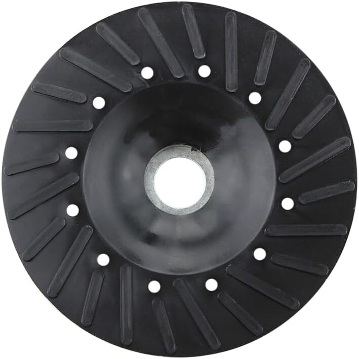 SATC 2PACK Angle Grinder Ribbed Backing Pad for Resin Fiber Disc, 4.5″ x 5/8″-11
