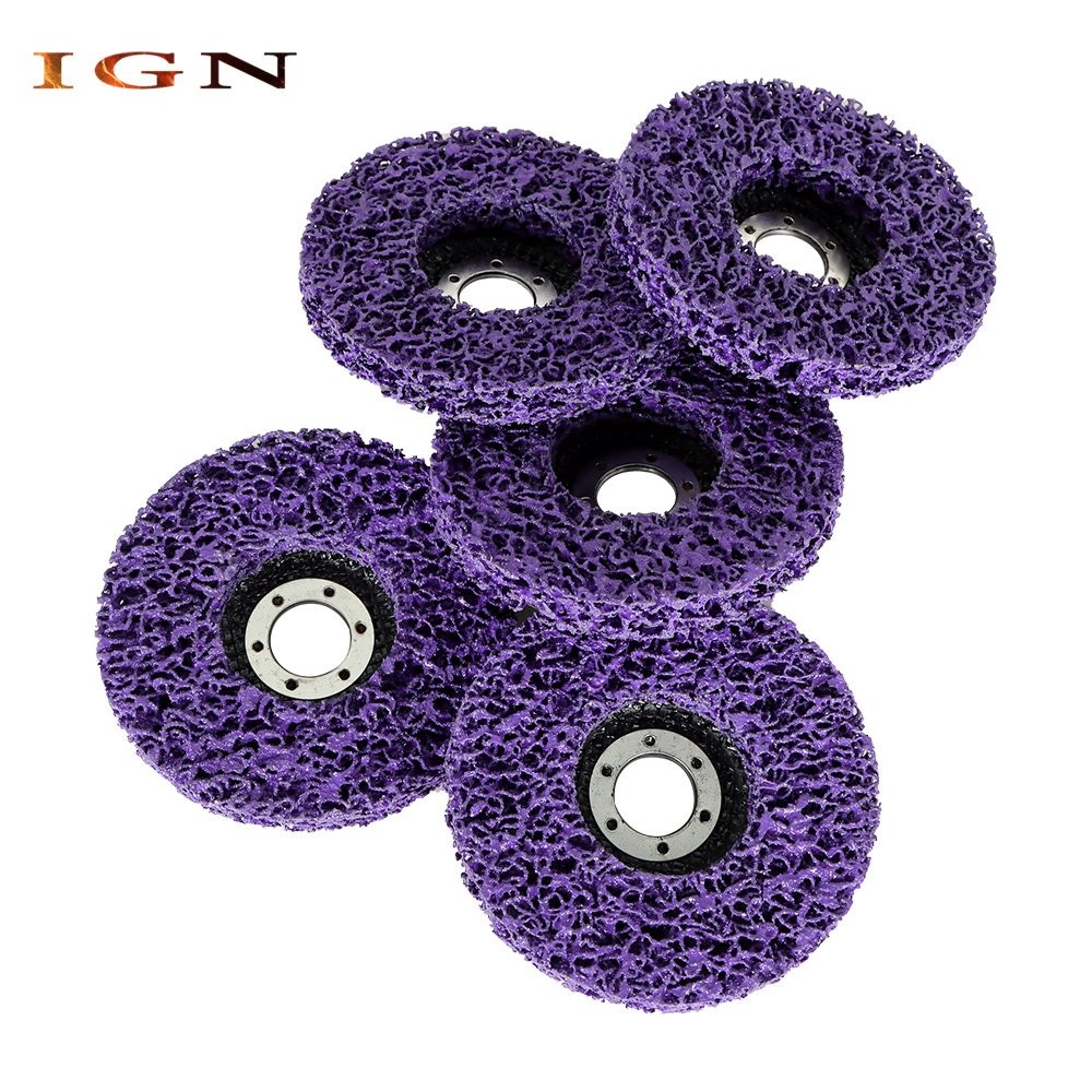 10PCS 4-1/2″x7/8″ Strip Discs Stripping Wheel For Rust Stripping Wheel Oxidation