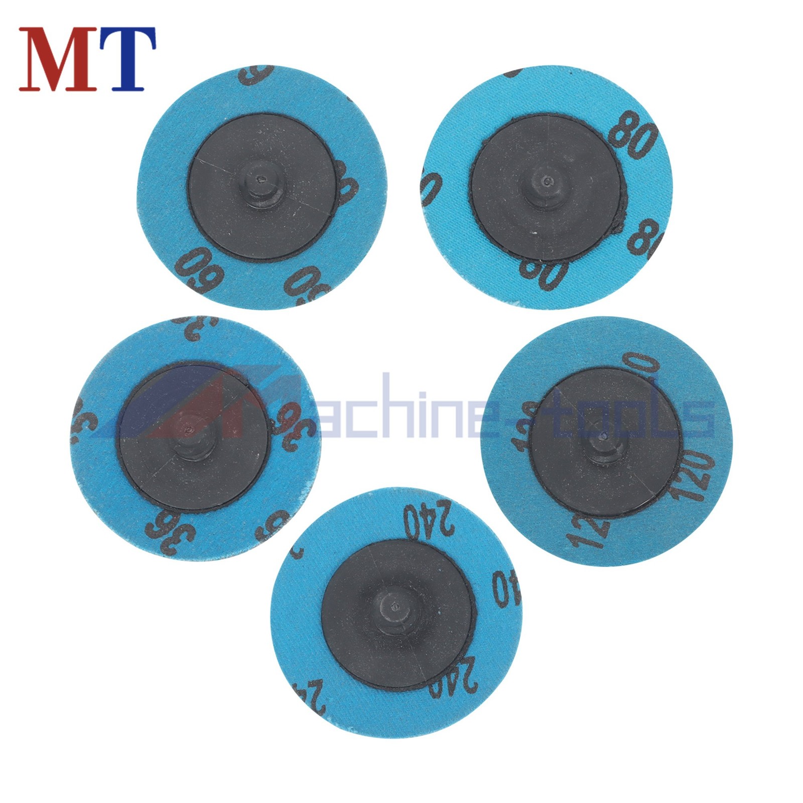 50 Pcs 2″ Grinder Sanding Grinding Discs (10 Pcs Each Of 36,60,80,120 and 240)