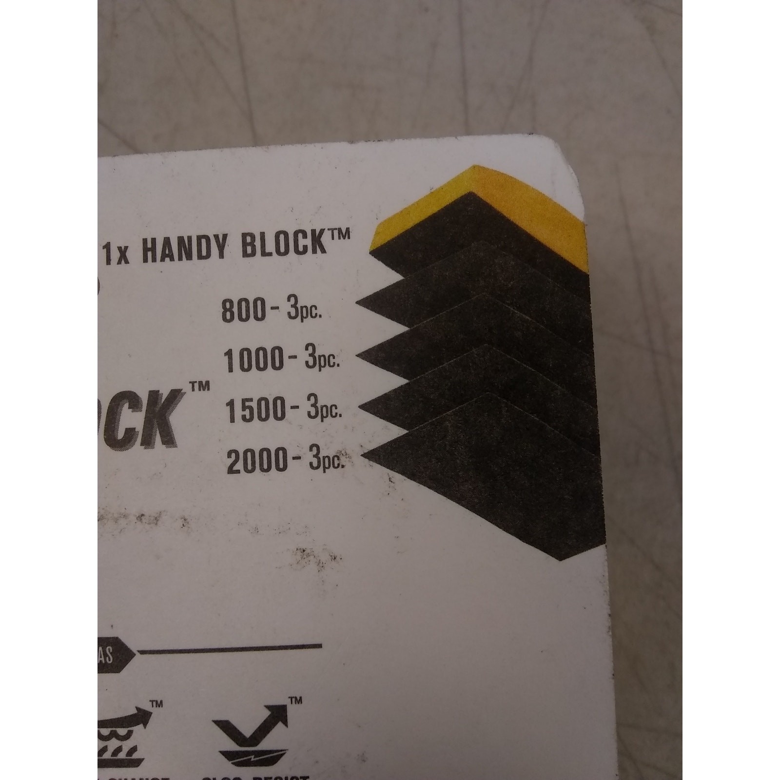 Gator Finishing Products Handy Block Sanding Kit WD 800-1000-1500-2000