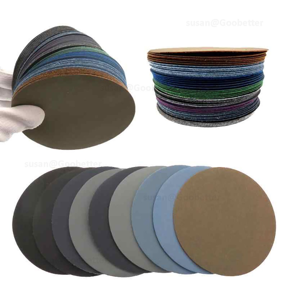 Sanding Discs Pads 25/50/75/100/125/150/180/200mm Hook And Loop Wet Abrasive
