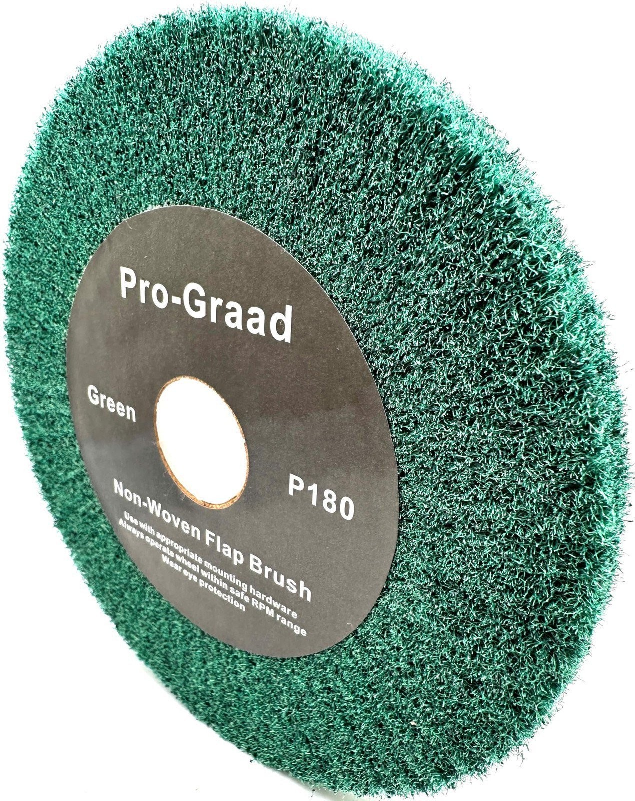 Pro-Graad Non-Woven Bench Grinder Polishing Burnishing Finishing Flap Brush Whe