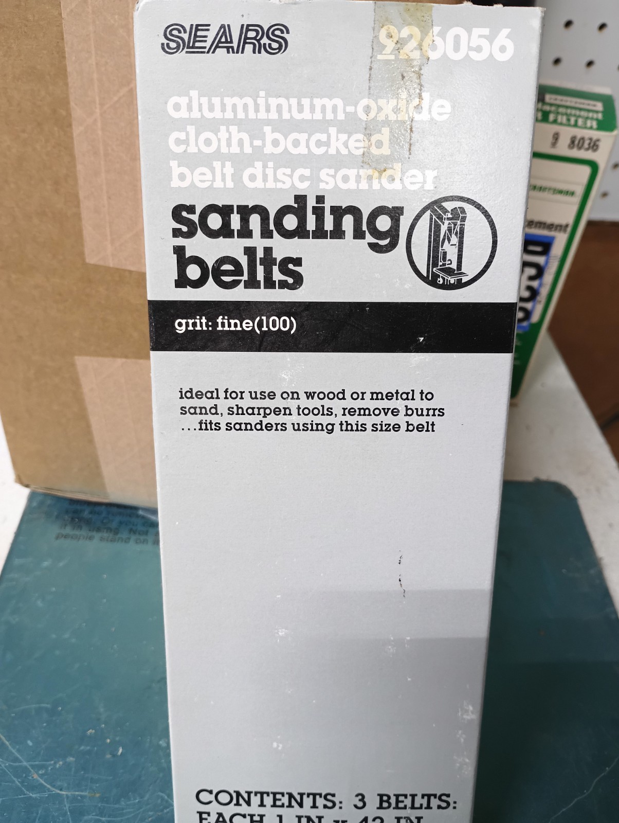 Sears 1×42 Sanding Belts 100 Grit