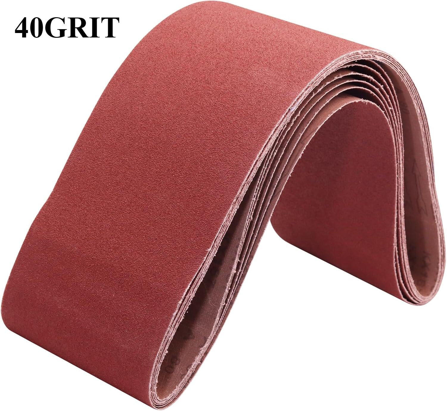 3PACK 6x48inch 40 Grit Aluminum Oxide Sanding Belts 150x1219mm for Metal & Wood